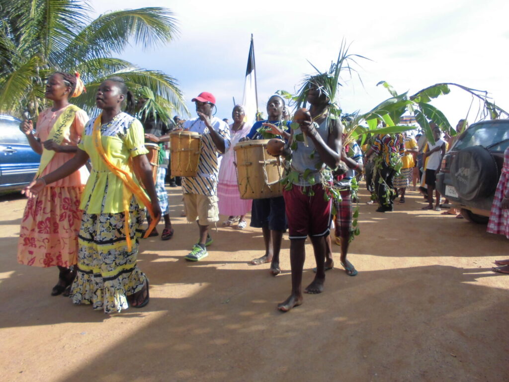 Photograph of Yurumein- Garifuna Settlement Day Hopkins November 19 2013.