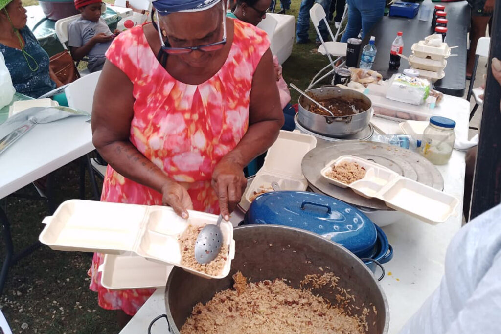 Food at Eboe Town Festival